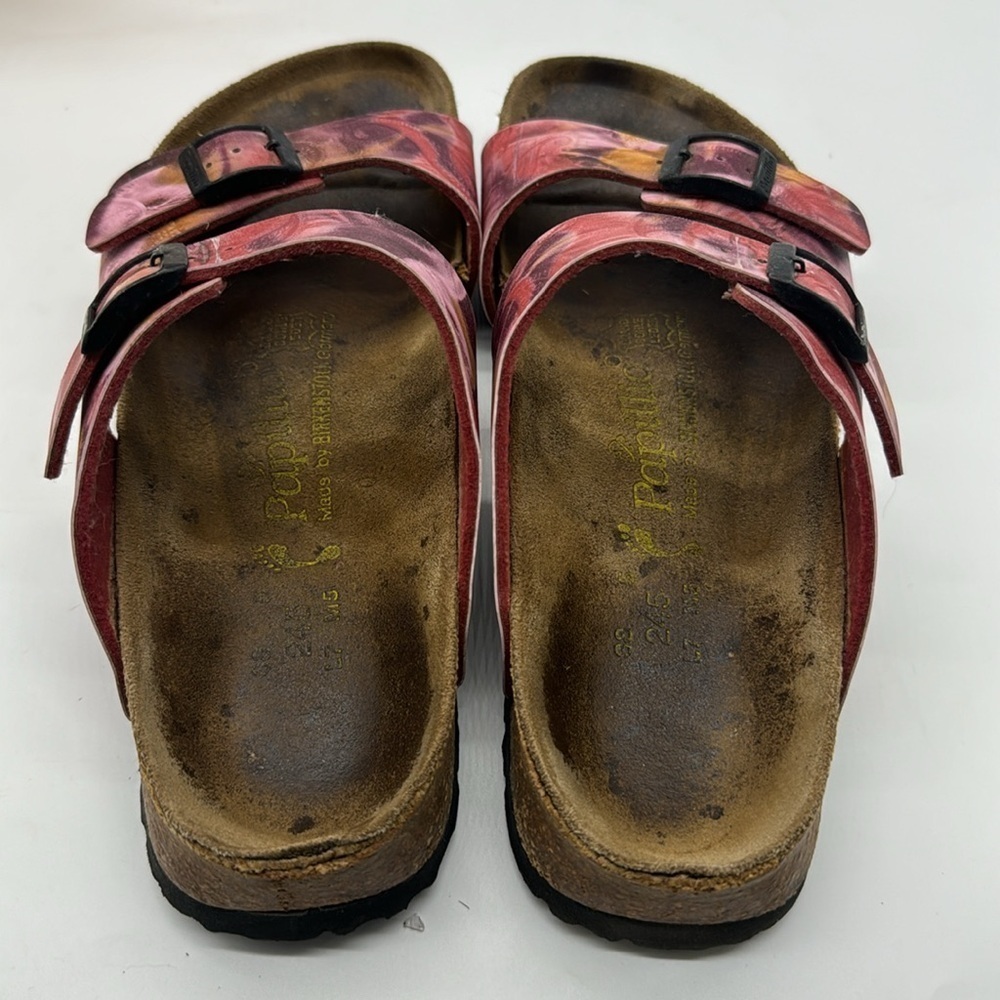 Birkenstock Papillio Pink Tie Dye Look Sandals Size 7 MCS6394J - Picture 6 of 9
